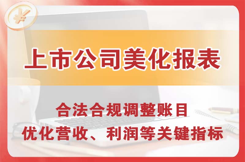 塘沽上市公司美化报表